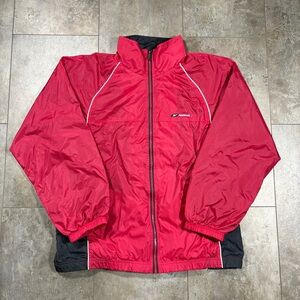 VTG 90s Reebok Two Tone Retro Windbreaker Fleece Lined Y2K Track Jacket